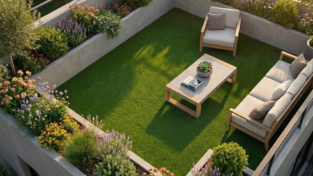 Diseño de Jardines con Pasto Sintético Zonaverde